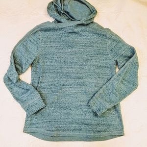 Express hooded pullover sweatshirt,blue,M